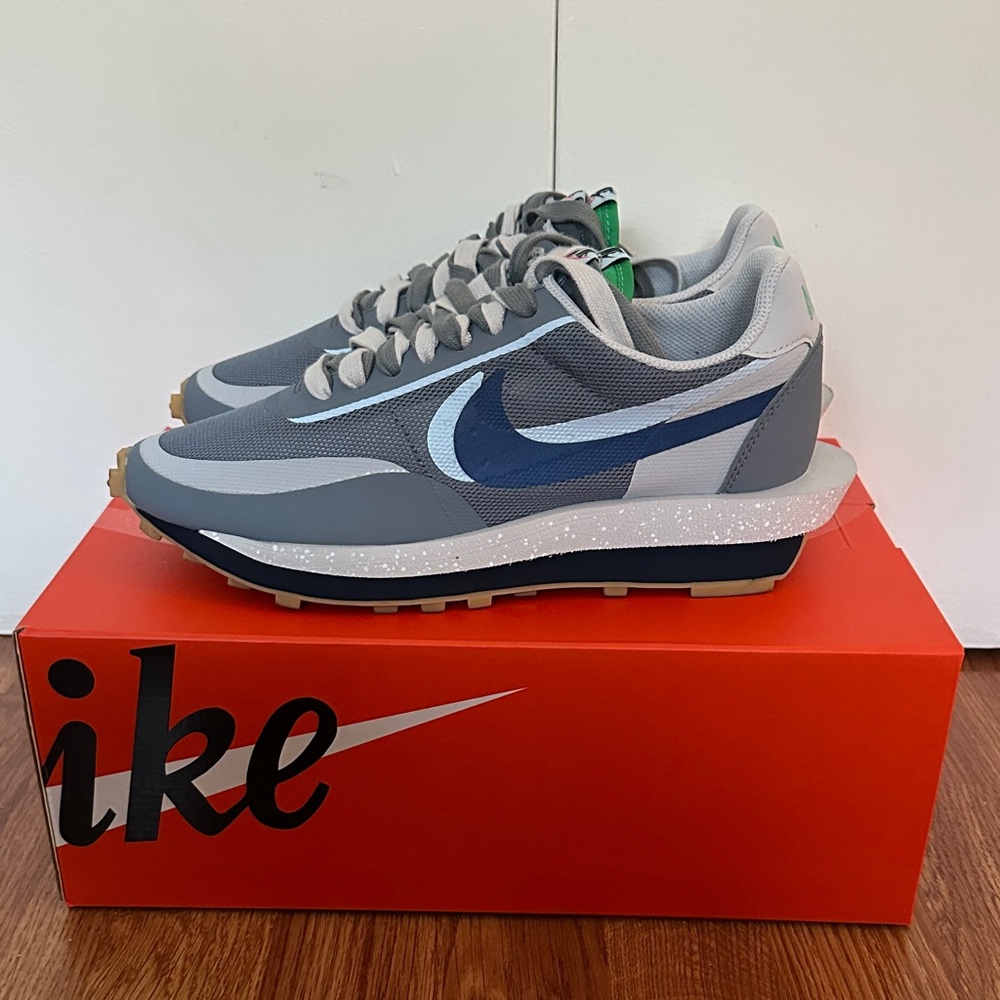 Nike LDWaffle sacai CLOT Cool Grey - size 8